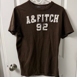 Abercrombie & Fitch Dark Brown Short Sleeve Tee